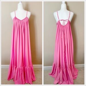 TOV Los Angeles Spaghetti Strap Maxi Dress Sz 38/S